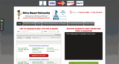 Desktop Screenshot of drivesmartuniversity.com