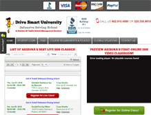 Tablet Screenshot of drivesmartuniversity.com
